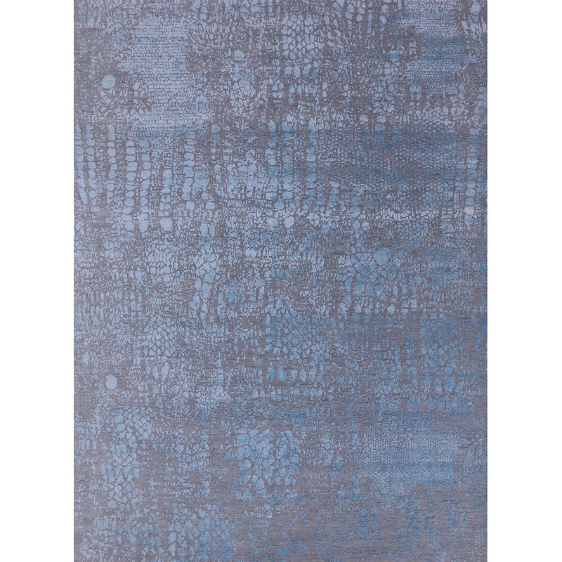 Wool Abstract Indoor Rug, Round 8'
