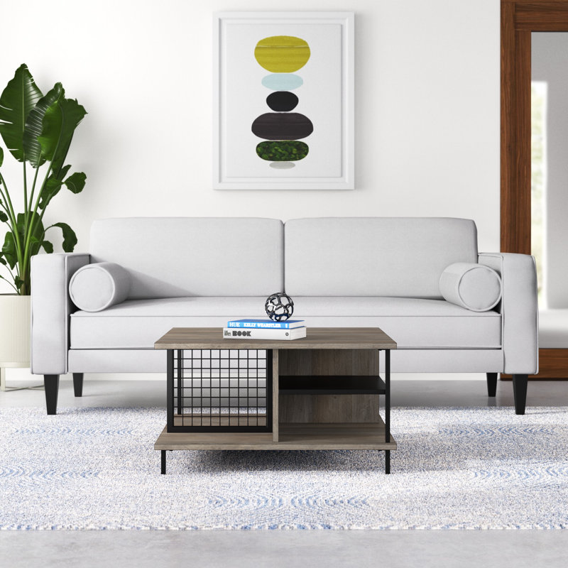 Dominga Coffee Table, Gray Wash