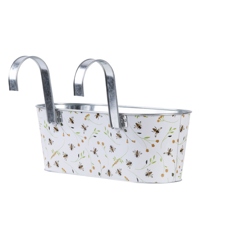 Bee Print Planters with Hooks