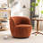 Nen Upholstered Swivel Accent Chairs, Boucle Swivel Barrel Chair, Accent Arm Chairs for Small Space-958135542