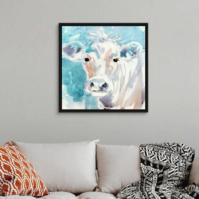«Color Wash Cow», reproduction d'art sur toile