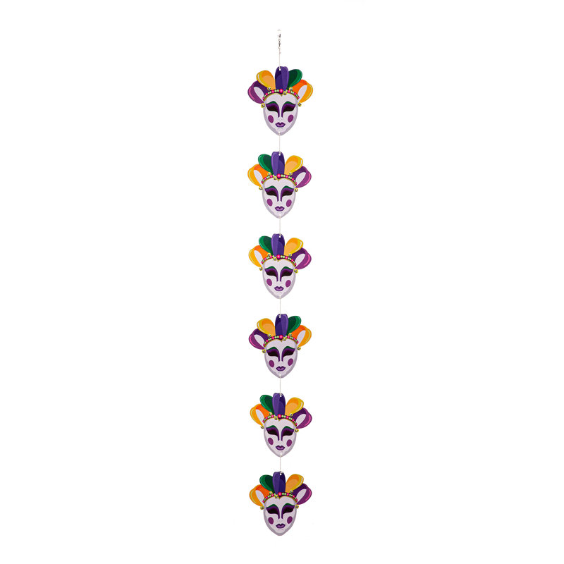 Mardi Gras Jester Hanging Tree Décor