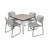Kee Square Breakroom Table Top, 4 Zeng Stack Chairs-352745574-352745575-352745560
