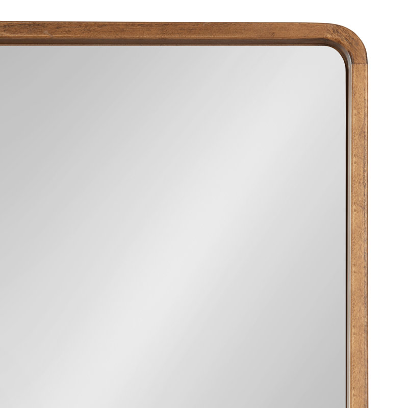 Miroir d'appoint Sherman, 30 po x 24 po, Rustique naturel
