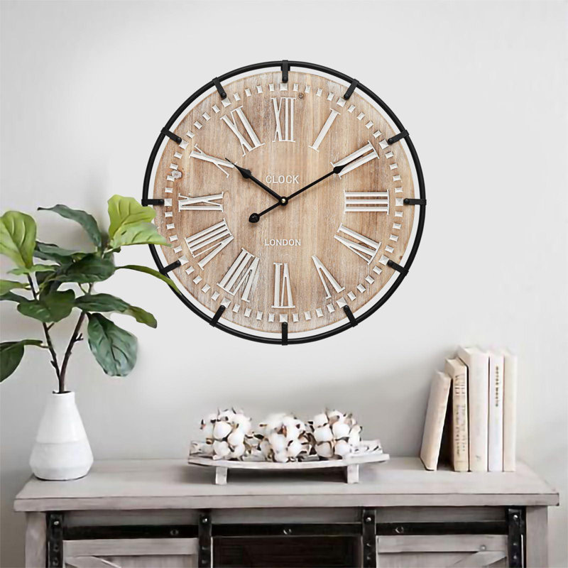 Horloge murale 20 pouces Grand Farmhouse
