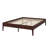 Contemporary Low-Profile Bed Base Featuring Durable Slat Foundation and Tool-Free Setup-1383230829