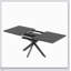 Ensemble de table de salle à manger extensible pour 4 à 8 personnes, chaises rembourrées à dossier incurvé, idéales pour les expériences de repas polyvalentes et les intérieurs modernes.-1909477562