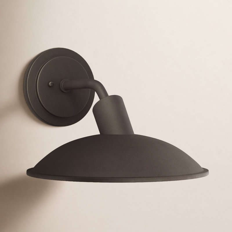 Bourke Wall Light, 8.75" H x 11.5" W x 13.5" D, Textured Bronze