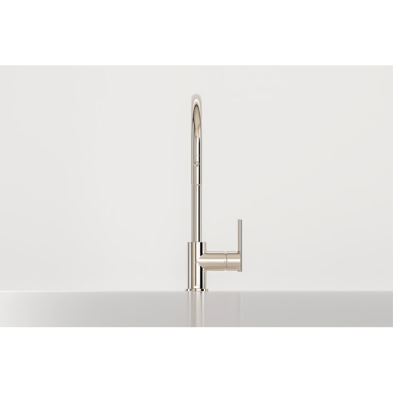 Pirellone Pull-Down Single Handle Kitchen Faucet, Polished Nickel