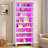 9-Tiers Tall Bookcase With LED Lighting-1175739197
