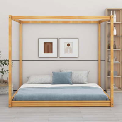 Armento Canopy Platform Bed with Support Legs