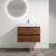 Meuble-lavabo mural avec lavabo en céramique, 2 tiroirs à fermeture en douceur-1375032425-1375032424