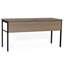 Bureau d'ordinateur Urban Home Office, l 60 po x P 20 po x H 30 po, finition stratifiée noyer naturel, assemblage facile sans outil, trou de gestion des câbles