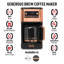 Cafetière numérique 14 tasses avec réglages HADEN-99337010