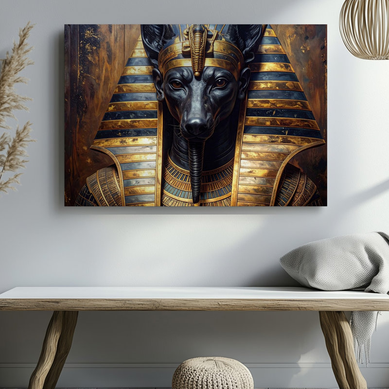 Toile Anubis Divine Judgement, H 9 po x l 12 po