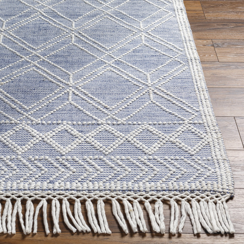 Angelar Geometric Indoor / Outdoor Rug, Rectangle 5' x 7'6"