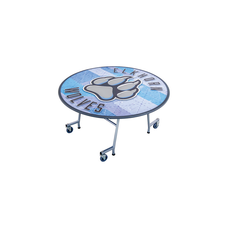 Table mobile inclinable E-Z - ronde, H 29 po x l 60 po x P 60 po