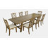 Ensemble de salle à manger extensible en bois de pin massif Fahrettin