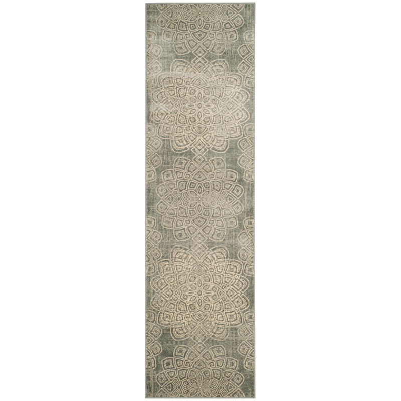 Tapis gris clair Avalon, Tapis de couloir 2 pi 2 po x 8 pi