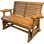 Fauteuil oscillant d'extérieur en bois Ruvimbo
