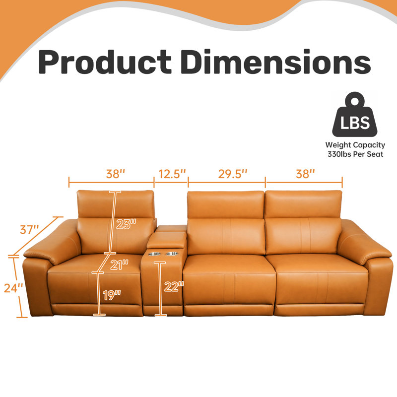 Upholstered 118'' Sectional