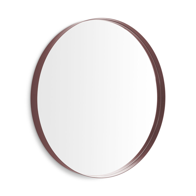 Hoopla Round Metal Wall Mirror, Oblivion, 36" x 36"