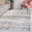 Tapis ivoire / noir Tidal Modern Strie-129975679