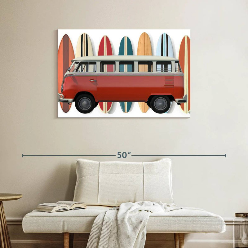Mehar Surfer Van, 26" H x 39" W