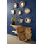 Atlas Cross Cut Small Left Half Man Beveled Accent Mirror