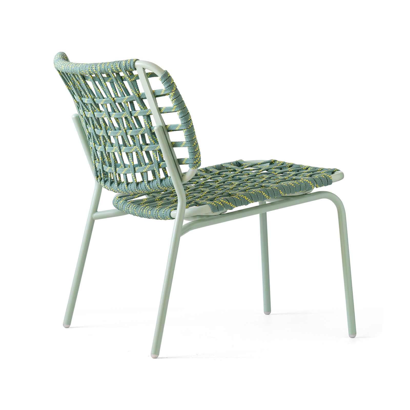 Yo! Patio Side Chair, Matt Thyme Green