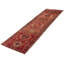 Tapis de couloir unique en laine de style années 1990 3 pi 4 po x 10 pi 10 po Idom