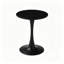 Table ronde ronde à piédestal Mid Century