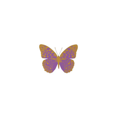 Lilac Butterfly by Orara Studio - Wrapped Canvas Gallery-Wrapped Canvas Giclée