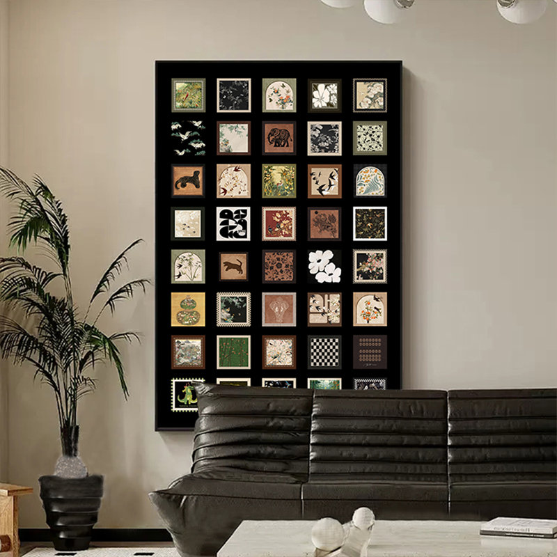 Art mural Mid-Century, H 47,24 po x l 31,5 po