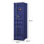 Garde-robe avec serrure de contenant pleine longueur-1479698583
