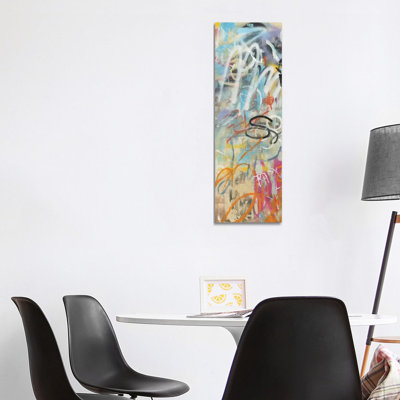 Graffiti Love Panel I by Danhui Nai - Wrapped Canvas Panoramic Painting