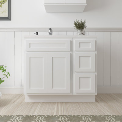 Base de meuble-lavabo simple 36 po seulement