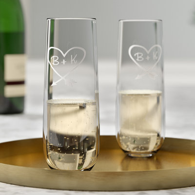 8.5 oz. Handmade Wine Glass Set