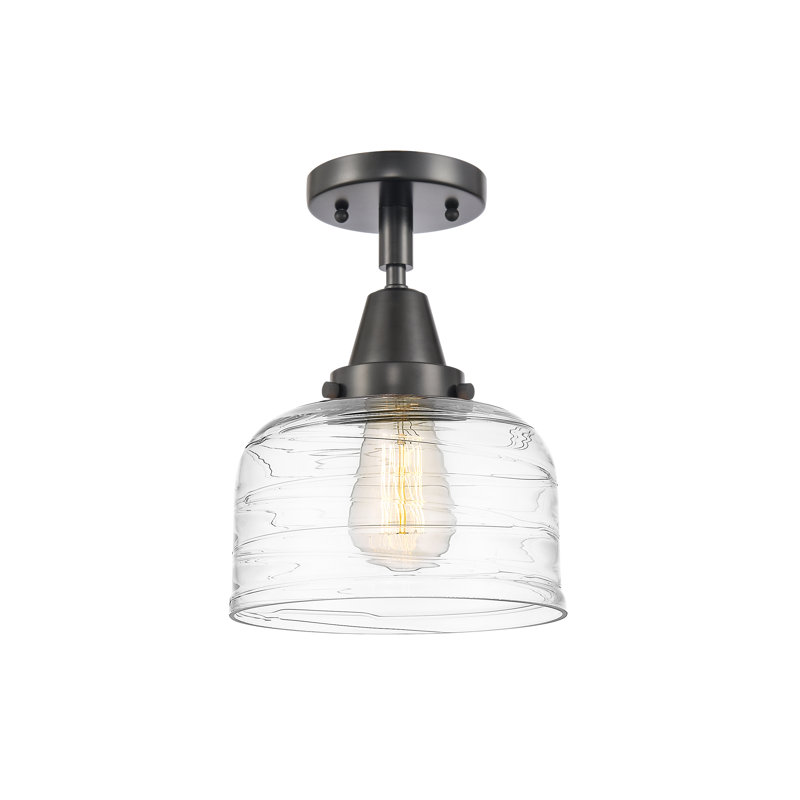 Glass Flush Mount, Led, No, Matte Black