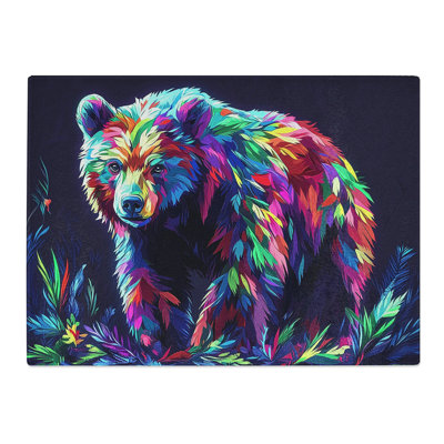 Bear Vol.8  Glass Chopping Board