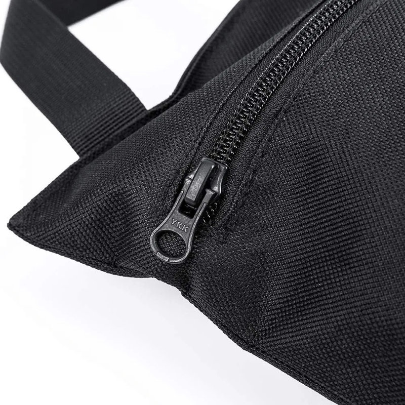 Sacs de sable de yoga - Sac double avec sac imperméable intérieur, accessoire pour ajouter du poids et du soutien, Noir