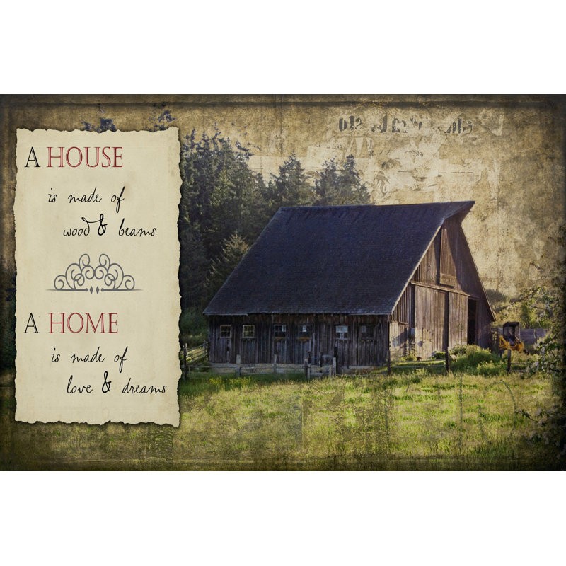 Widby's Sentiments II by Rachel Perry - Wrapped Canvas Print, 61cm H x 91cm W