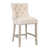 Lin beige / cadre gris antique est en rupture de stock
