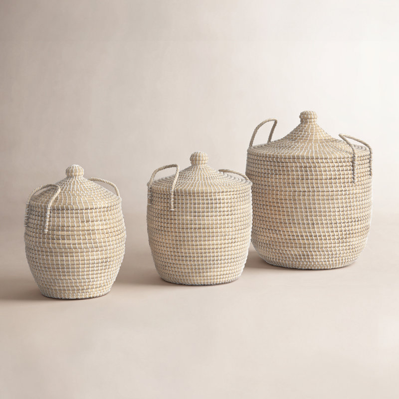 Birch Lane™ Olivi Seagrass Decorative Basket