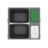Rev-A-Shelf Steel Top Mount Pull Out Waste/Trash Container-104615434-115786868