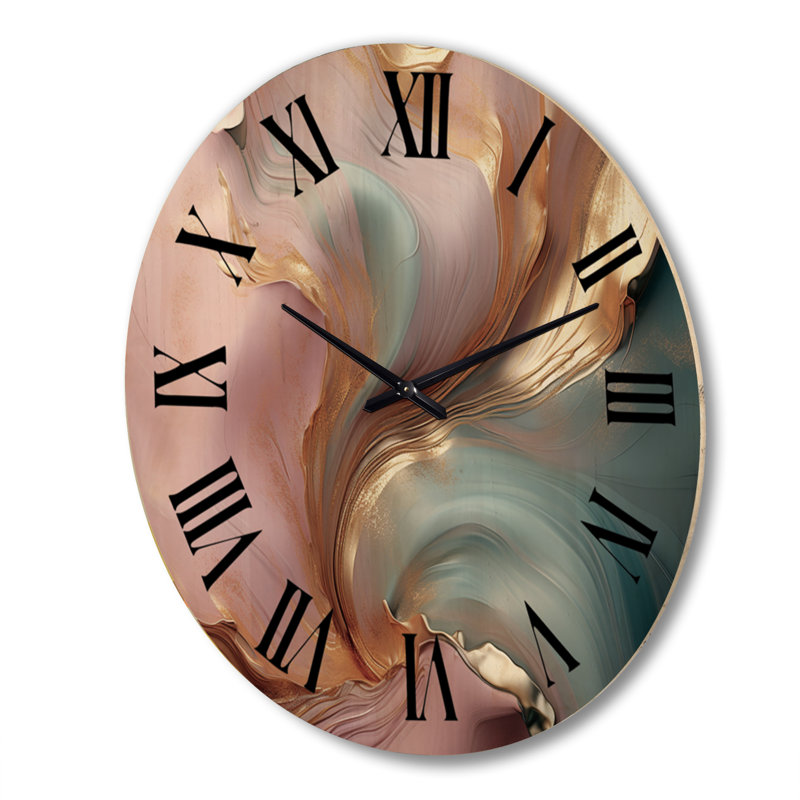 Horloge murale en bois exquise Harmony, Très grand