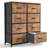 Bedroom Dresser with 8 Drawers Tall Dresser Chest of Drawers Fabric Dresser Modern Dresser-1004223536