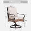 Ensemble de 6 chaises de patio pivotantes