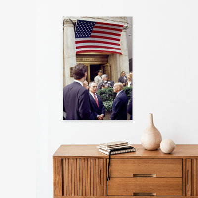 Maire de New York, Michael R. Bloomberg, Wall Street, Manhattan, New York, architecture contemporaine, art mural
