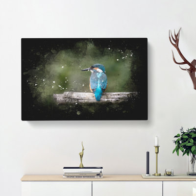 Kingfisher Looking West - Wrapped Canvas